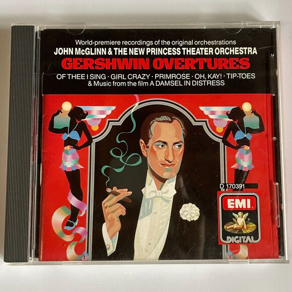 John McGlinn & The New Princess Orchestra USED CD Compact Disc GERSHWIN Musicals - Picture 1 of 3